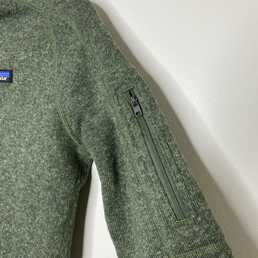 Patagonia Better Sweater Jacket Womens Small Olive Green Full Zip Fleece Pockets - Picture 5 of 16
